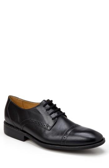 Men's Sandro Moscoloni Elbert Cap Toe Derby .5 D - Black