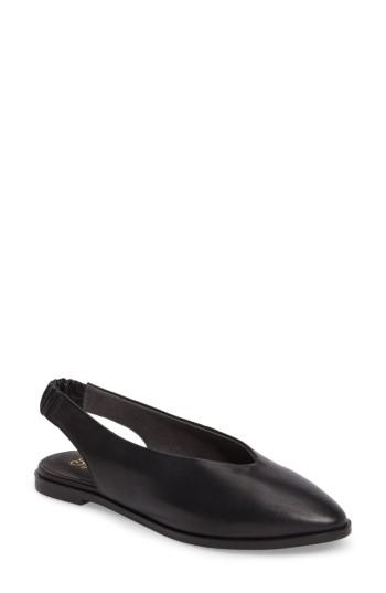 Women's Seychelles Mountain Slingback Flat .5 M - Black