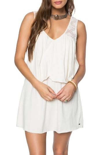 Women's O'neill Jenika Popover Dress - White