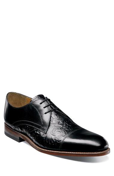 Men's Stacy Adams Madison Ii Cap Toe Derby D - Black