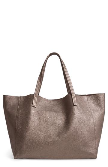 Kurt Geiger London Violet Leather Tote - Metallic