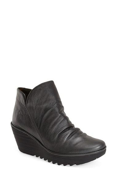 Women's Fly London 'yip' Wedge Bootie -8.5us / 39eu - Grey