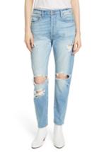 Women's Frame Le Original Ripped High Waist Skinny Jeans - Blue