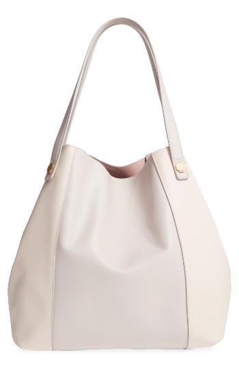 Louise Et Cie Maree Leather Tote - Beige