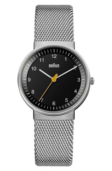 Women's Braun Classic Mesh Bracelet Watch, 33mm