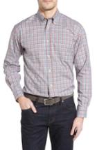 Men's Robert Talbott Anderson Classic Fit Plaid Oxford Sport Shirt - Blue