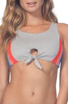 Women's Rip Curl New Wave Crop Bikini Top - Grey