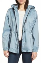 Women's Bernardo Microbreathable Hooded Water Resistant Jacket - Blue