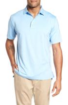 Men's Peter Millar Stretch Jersey Polo - Blue