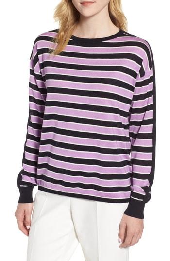 Women's Nordstrom Signature Stripe Top - Blue