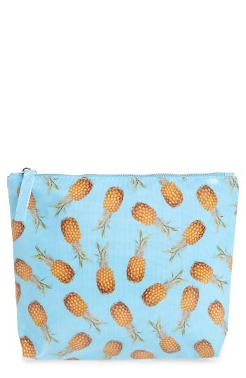 Ki-ele Pineapple Print Pouch - Yellow