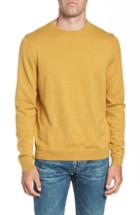 Men's Nordstrom Men's Shop Cotton & Cashmere Crewneck Sweater - Brown