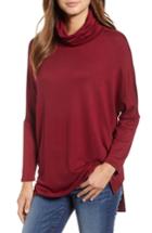 Women's Caslon Cowl Neck Sweatshirt - Red