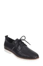 Women's Earth Camino Perforated Sneaker M - Black