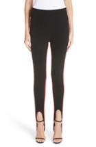 Women's Calvin Klein 205w39nyc Side Stripe Stretch Wool Stirrup Leggings - Black