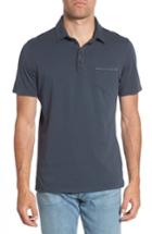 Men's M.singer Fit Pocket Polo, Size Small - Black