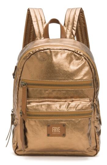 Frye Ivy Metallic Nylon Backpack - Brown