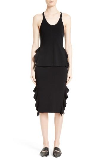 Women's Opening Ceremony Flounce Tank - Black