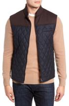 Men's Luciano Barbera Quilted Vest Us / 52 Eu - Blue