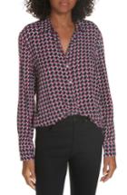 Women's Equipment Leema Star Print Shirt, Size - Purple