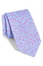 Men's The Tie Bar Webb Floral Linen Tie, Size - Purple