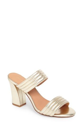 Women's Halogen Della Slide Sandal .5 M - Metallic