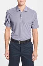 Men's Cutter & Buck 'blaine Oxford' Moisture Wicking Dry Tec Polo - Blue