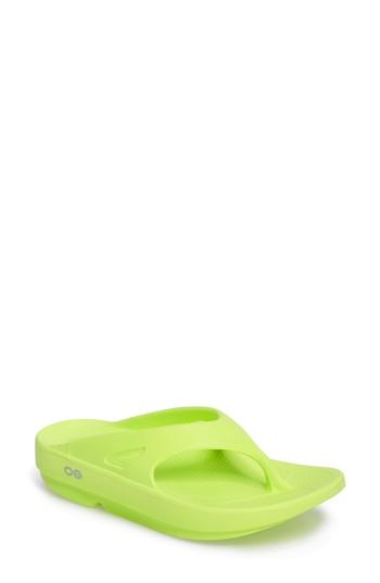 Women's Oofos Ooriginal Flip-flop M - Green