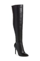 Women's Charles By Charles David Debutante Thigh High Boot .5 M - Black