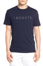 Men's Lacoste 3d Logo Graphic T-shirt (4xl) - Blue