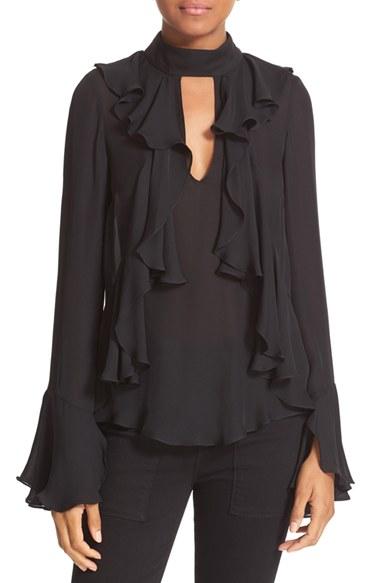 Women's Cinq A Sept Sia Silk Blouse
