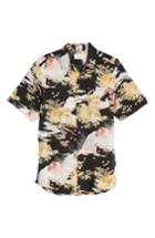 Men's 7 Diamonds Smiling Faces Slim Fit Short Sleeve Sport Shirt