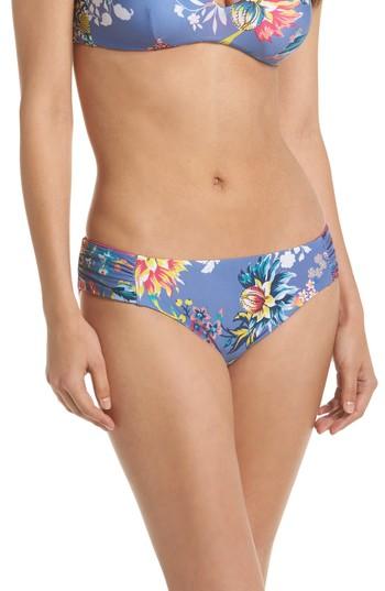 Women's Becca Victoria Garden Reversible Bikini Bottoms - Purple