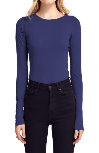 Women's Lamade Crewneck Long Sleeve Tee - Blue