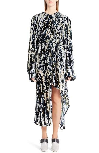 Women's Marni Haze Print Devore Velvet Dress