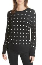 Women's Equipment Shane Dot Jacquard Pullover, Size - Black