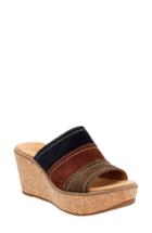 Women's Clarks Aisley Lily Wedge Sandal M - Blue