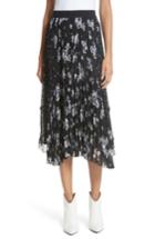 Women's Rebecca Taylor Pleated Hydrangea Skirt - Black