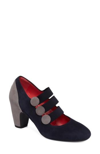 Women's Pas De Rouge Strappy Mary Jane Pump Us / 38eu - Blue