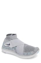 Men's Nike Free Rn Motion Flyknit 2 Running Shoe .5 M - Grey
