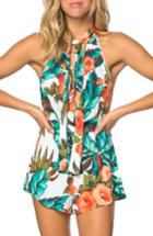 Women's O'neill X Natalie Off Duty Emma Romper - White