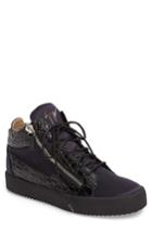 Men's Giuseppe Zanotti Mid Top Sneaker Eu - Purple