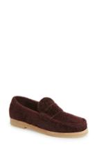 Women's Stuart Weitzman Bromley Genuine Shearling Loafer M - Red