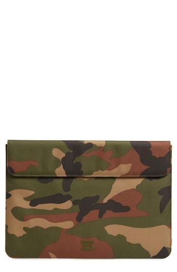 Herschel Supply Co. Spokane 15-inch Macbook Pro Canvas Sleeve - Green