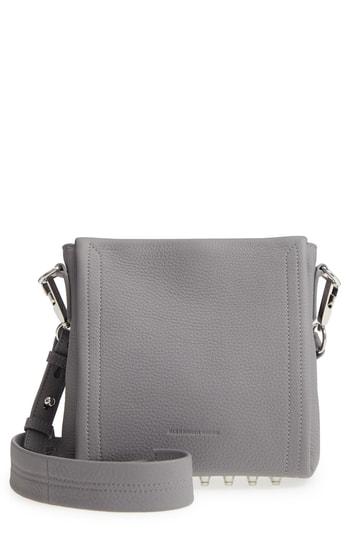 Alexander Wang Mini Darcy Leather Shoulder Bag - Grey