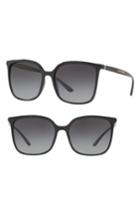 Women's Dolce & Gabbana 56mm Gradient Square Sunglasses - Black