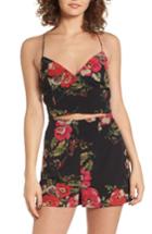 Women's Leith Flower Print Cami Crop Top