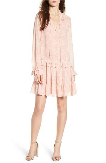 Women's Rebecca Minkoff Dylan Drop Waist Dress, Size - Pink