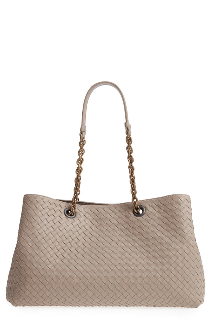 Bottega Veneta Intrecciato East/west Leather Tote Bag -