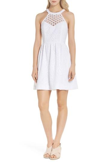 Women's Lilly Pulitzer Kinley Halter Dress - White